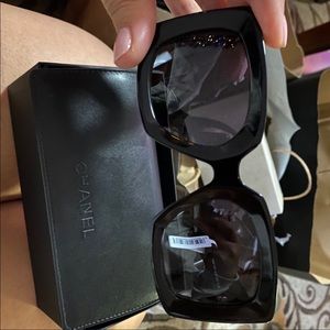 Chanel sunglasses square